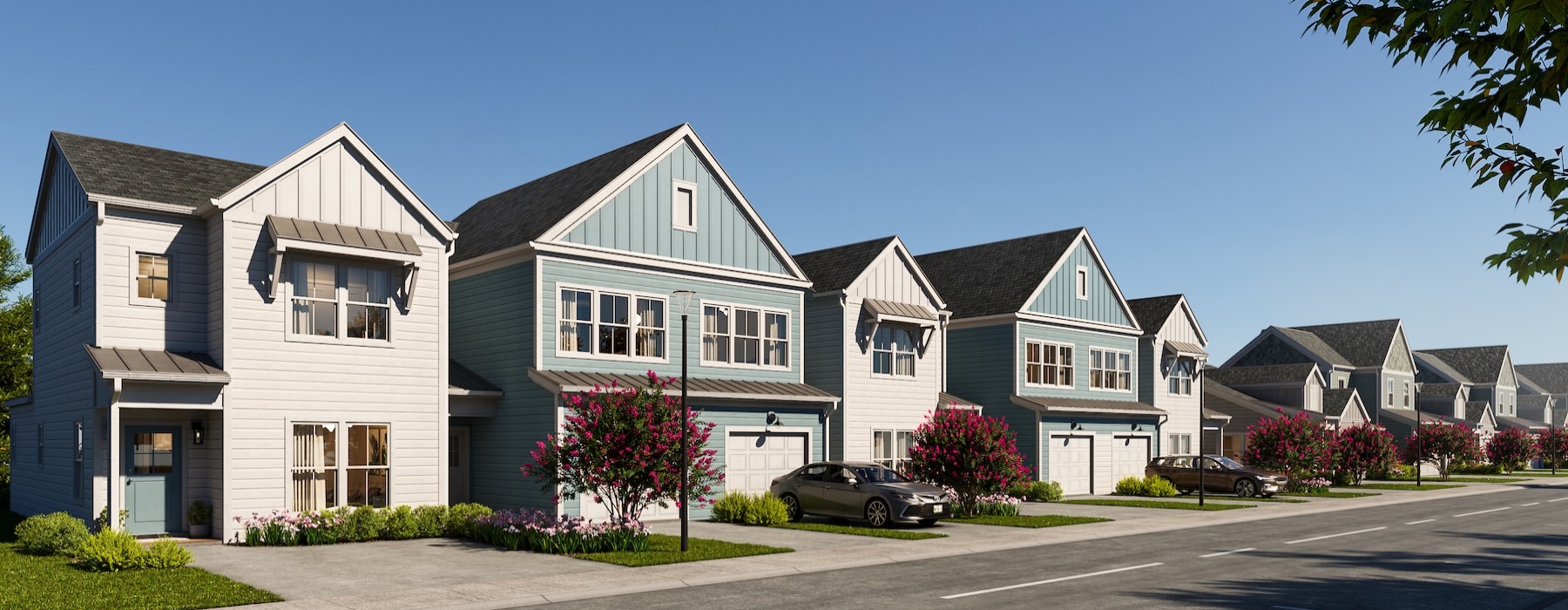 a row of houses