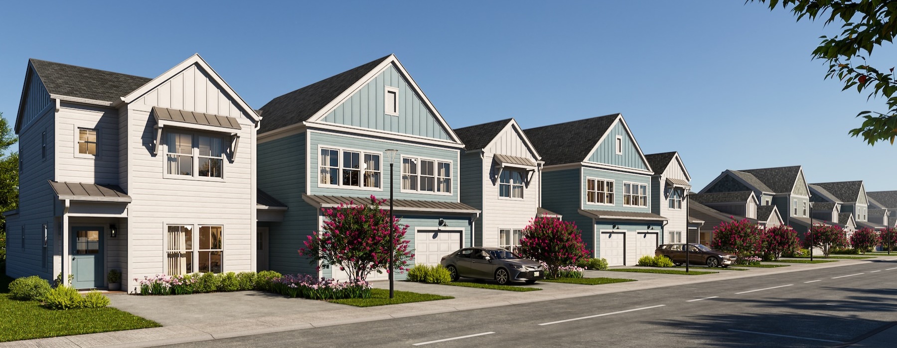 a row of houses